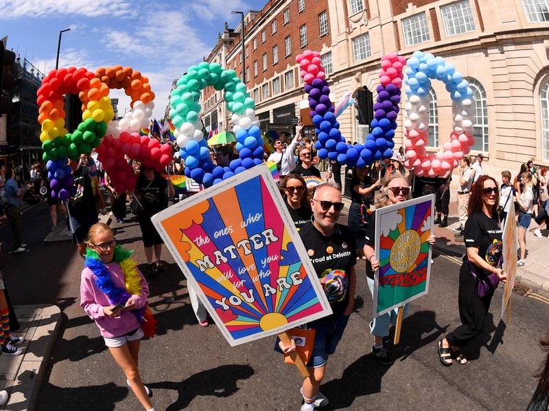 Thousands gathered in the city centre today to celebrate Leeds pride 2026.