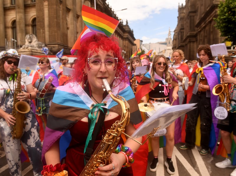 It was a joyous occasion with music ringing through the city centre.
