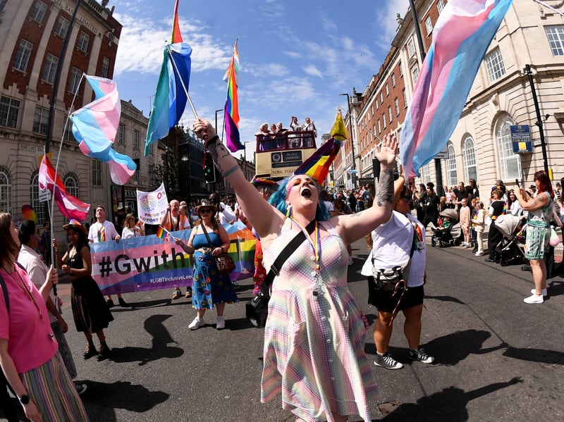 Attendees have been treated to live music, tribute acts and cabaret in the Leeds Pride Village on Lower Briggate.