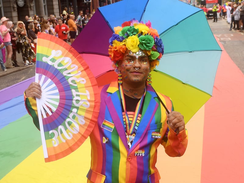 It was a day of colour day and joy in Leeds city centre.