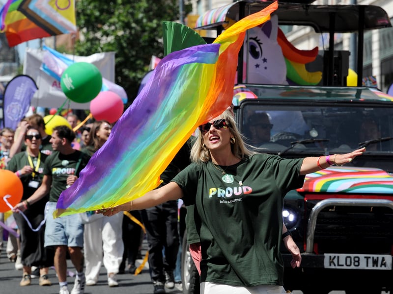 Thousands of participants, floats, and community groups marched through the streets.