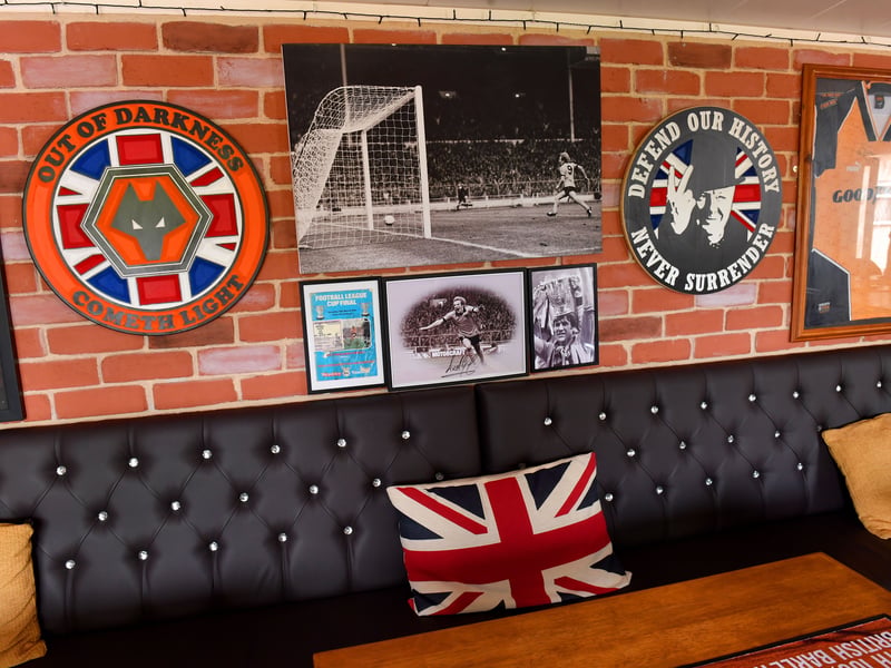 Wolves fan Tina Hibbs from Rugeley, is entering her Wolves themed 'shed' in the Shed of the Year competition.