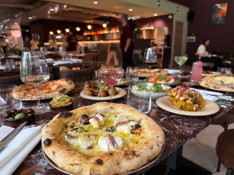 It's only been open a couple of weeks, but No 32 is already proving a hugely popular addition to the ground floor of The Beam. It's been brought to the city by Tam and Vito from Ember and Vito's at Sheepfolds Stables and specialises in Neapolitan pizza with inventive toppings and equally colourful sides.