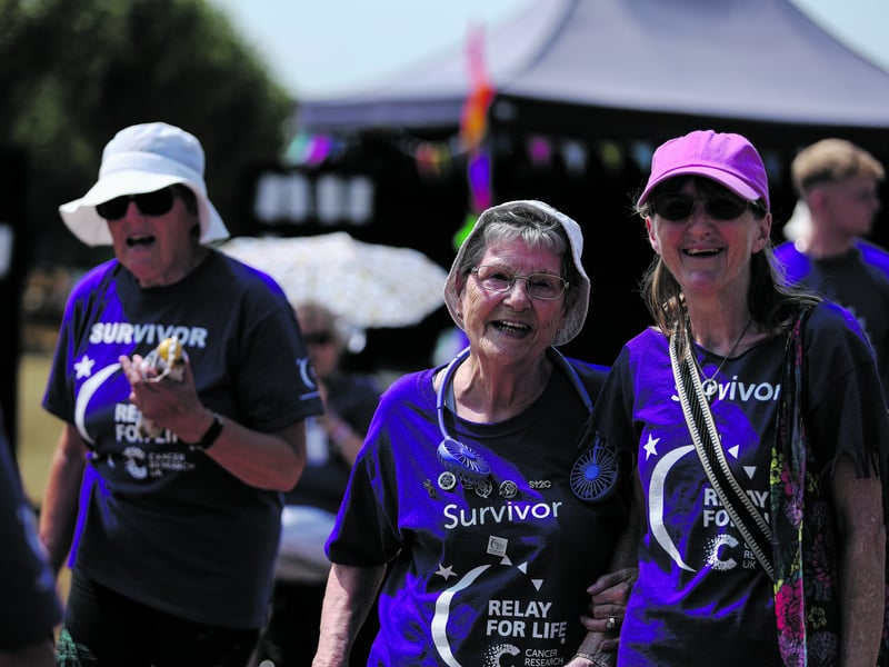 Portsmouth Relay for Life, Portsmouth Grammar School playing fields, Hilsea. The event was in aid of Cancer Research UK
Picture: Chris Moorhouse (180726-25)
