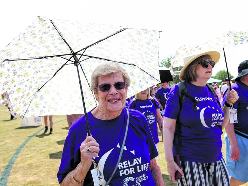 Portsmouth Relay for Life, Portsmouth Grammar School playing fields, Hilsea. The event was in aid of Cancer Research UK
Picture: Chris Moorhouse (180726-18)
