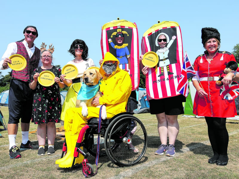 Emsworth Superstars. Portsmouth Relay for Life, Portsmouth Grammar School playing fields, Hilsea. The event was in aid of Cancer Research UK
Picture: Chris Moorhouse (180726-29)