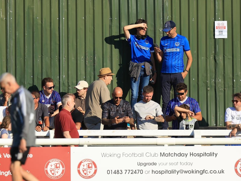 Pompey fans returned to the sidelines for the Blues' pre-season friendlies against Woking, Aldershot and Bristol Rovers last week.