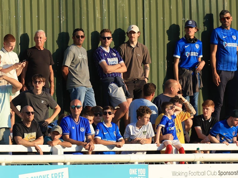 Pompey fans returned to the sidelines for the Blues' pre-season friendlies against Woking, Aldershot and Bristol Rovers last week.
