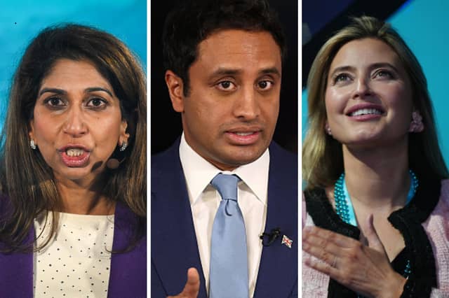 Three of the candidates tipped to succeed Nigel Farage.
