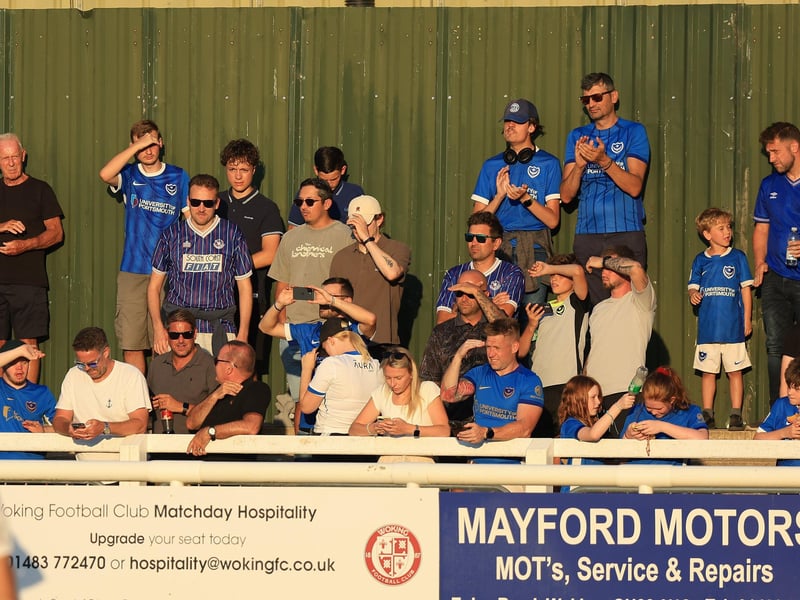 Pompey fans returned to the sidelines for the Blues' pre-season friendlies against Woking, Aldershot and Bristol Rovers last week.

