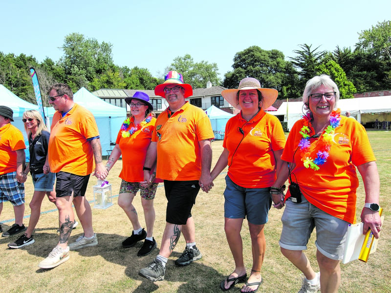 Portsmouth Relay for Life, Portsmouth Grammar School playing fields, Hilsea. The event was in aid of Cancer Research UK
Picture: Chris Moorhouse (180726-22)