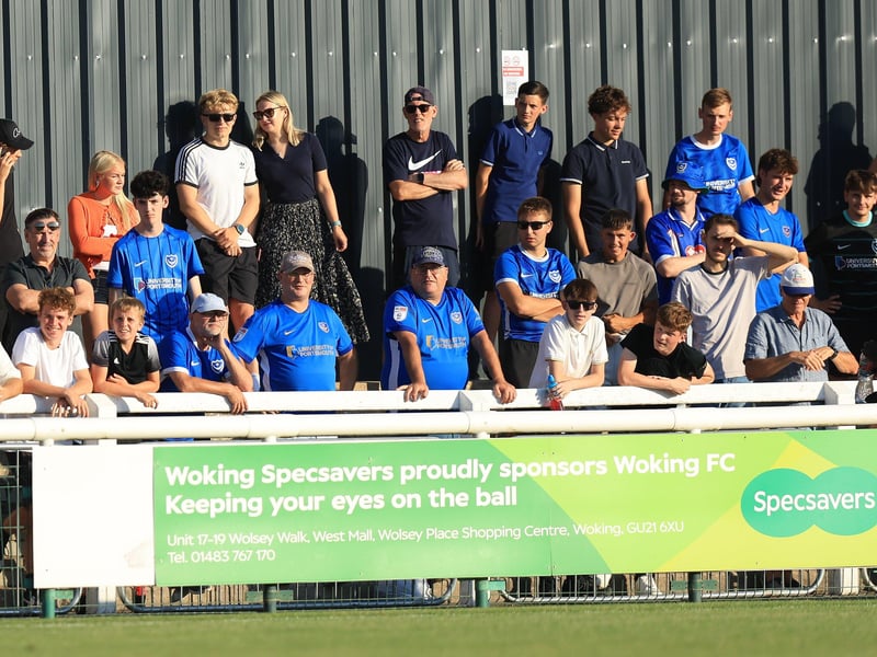Pompey fans returned to the sidelines for the Blues' pre-season friendlies against Woking, Aldershot and Bristol Rovers last week.