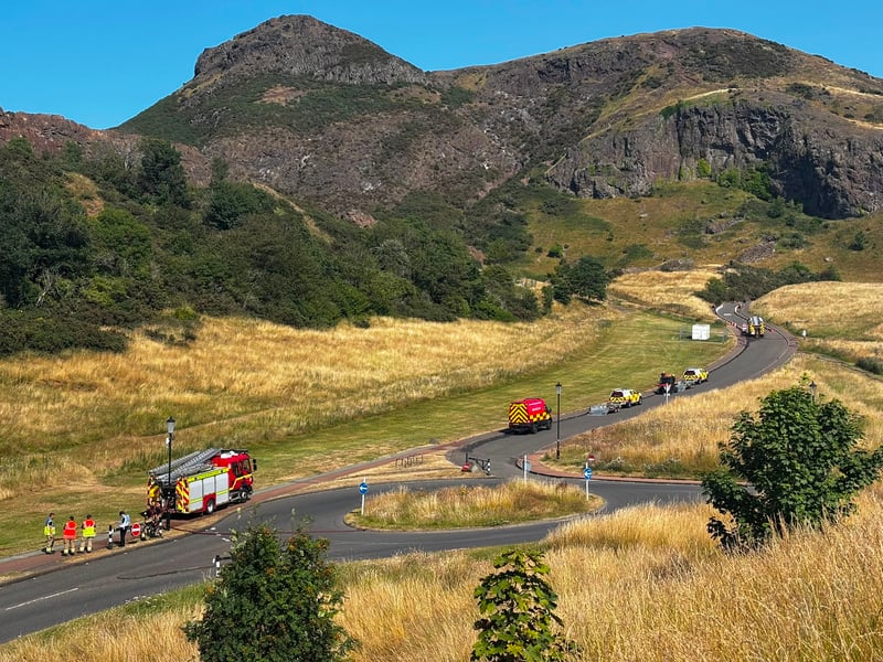 There is still a heavy emergency services presence on the scene, with road closures in place