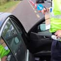 Gardai at the Galway checkpoint