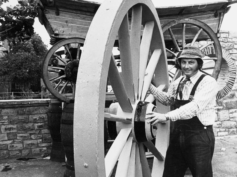 John Garton at H. W. Field's on North Street in June 1974.