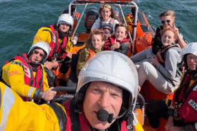 The RNLI crew