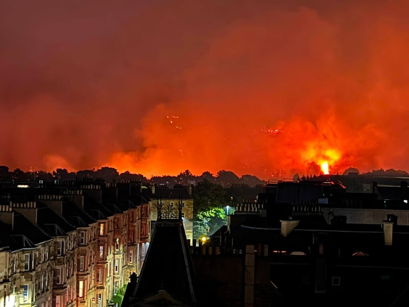 A view from the rooftop of Summerhall in Edinburgh's south side