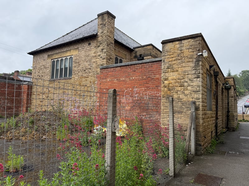 The rear of the site on Neill Road.