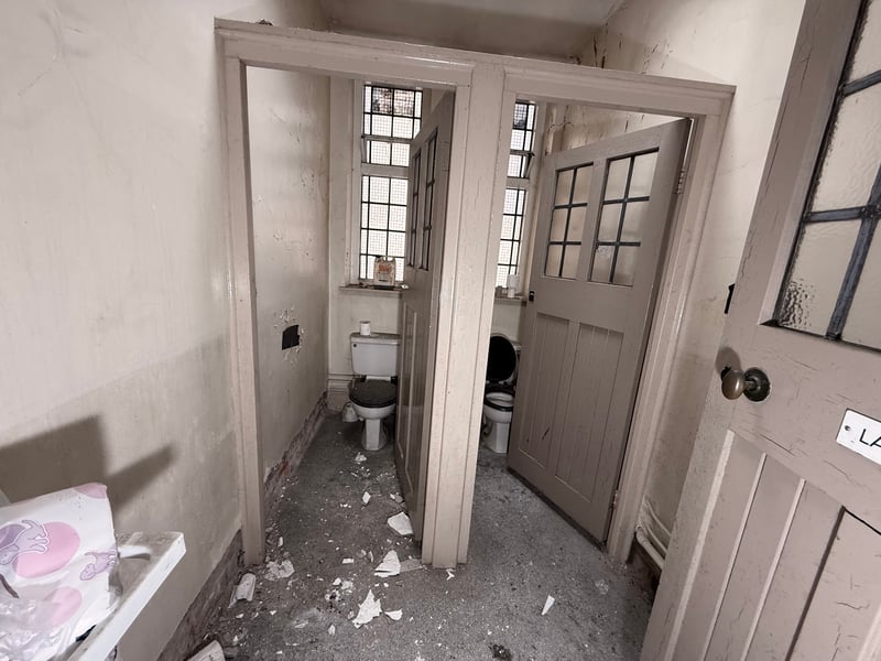 Toilets.