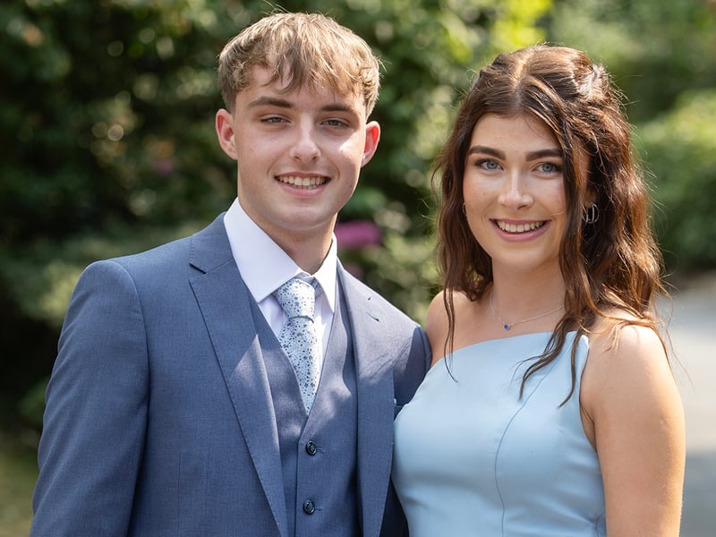 Pictured attending the Loreto Debs, Michael Griffen and Shauna Cullinan,