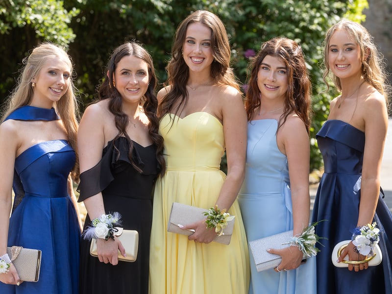 Attending the Loreto Debs , Kelly Carroll, Molly Gubbins, Kate Meehan, Shauna Cullinan and Molly O' Riordan.