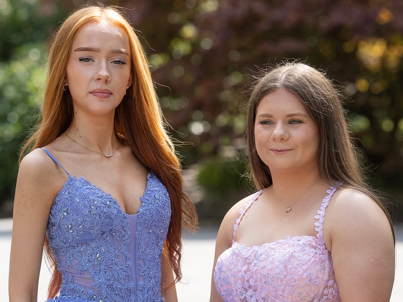 Attending the Loreto Debs , Katie Burke and Muireann McGee.