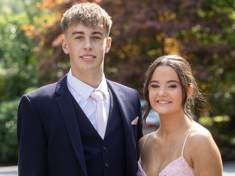 Pictured attending the Loreto Debs, Cathal Lawrence and Laura O' Callaghan.