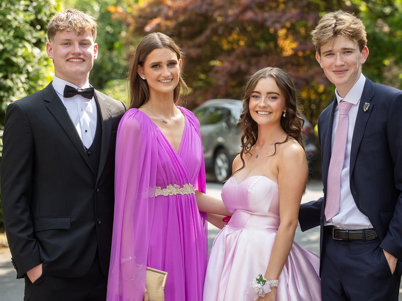 Pictured attending the Loreto Debs, Gavin O Dwyer, Tara O' Sullivan, Doireann McGarry and Sean Doverman.