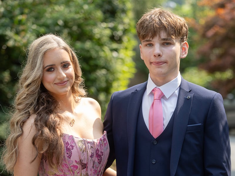 Pictured attending the Loreto Debs, Abigail Forrest and Bart Kubit.