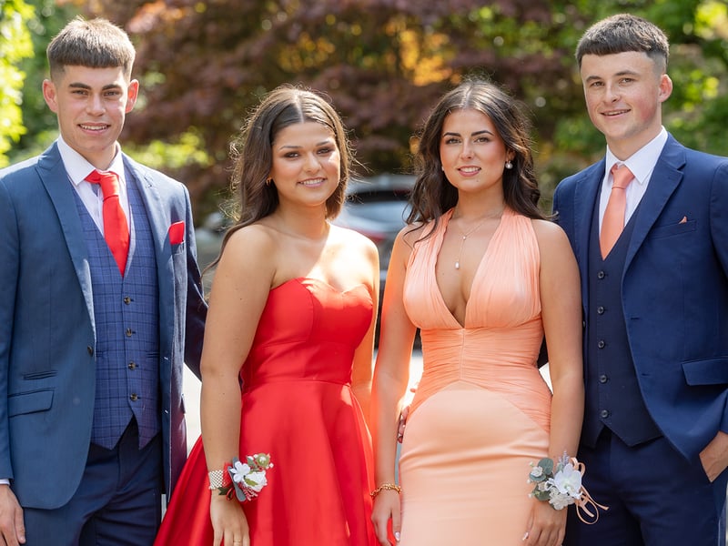 Pictured attending the Loreto Debs, Fred Perry, Nicola Cooney, Katie Whelan and Cillian Direen.