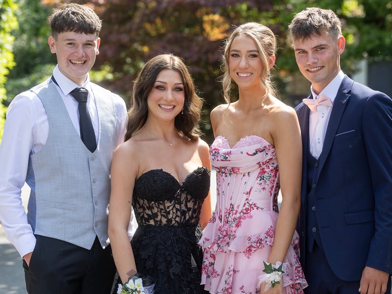 Pictured at the Loreto Debs, Paddy Spellman, Ellen Prendergast, Sianeace Burke and Oran Sheehan.
