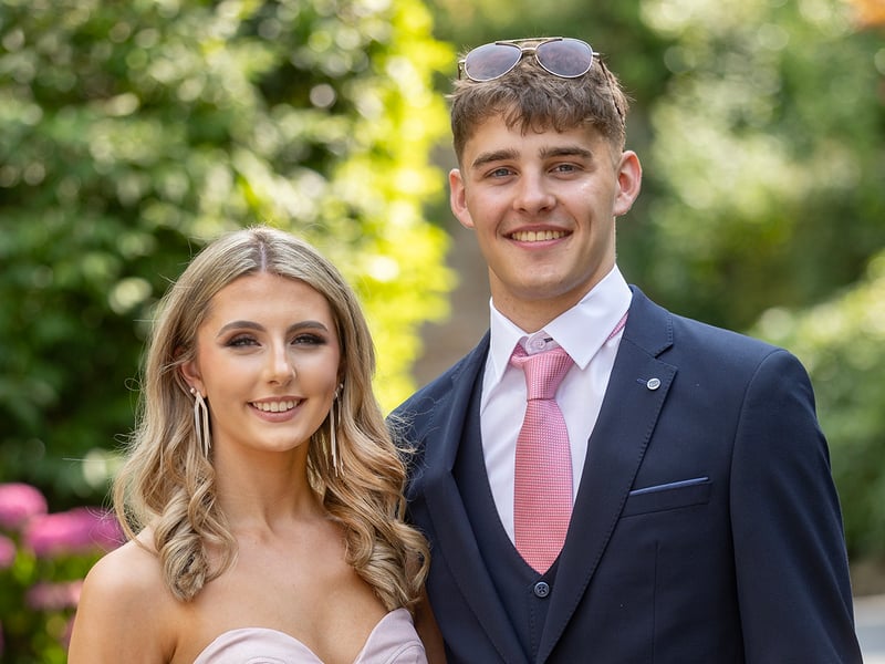 Pictured attending the Loreto Debs,  Emily O' Brien and Ben Philips.
