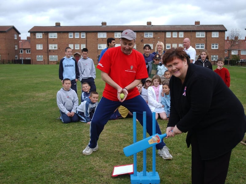 Bouncing back to 2003 when this summer scheme was under way in South Shields.
Cllr Tracey Dixon and Children's Activity Link Officer Mike Skinner were helping the children to have fun.