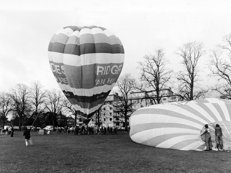 Preparing for take off from The Stray in January 1983.