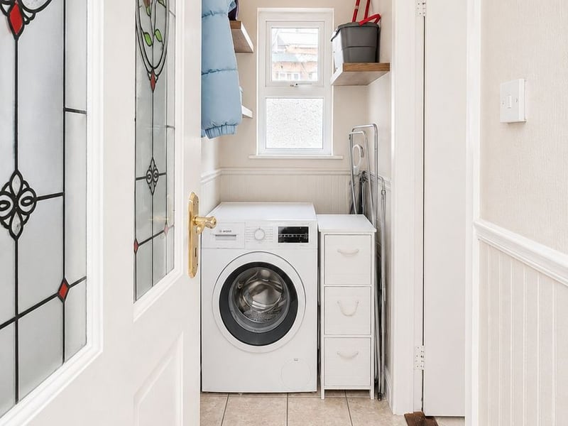 Laundry room at 14 Woodbrook