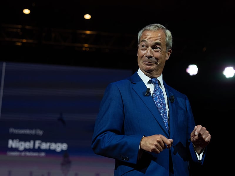 Reform UK leader Nigel Farage may be in the midst of a scandal about failing to declare financial gifts and donations - including £5 million from cryptocurrency investor Christopher Harborn - but he's still 15/8 favourite to win the next General Election and become the next Prime Minister. He still has to beat Count Binface in the Clacton byelection he decided to trigger himself though.
