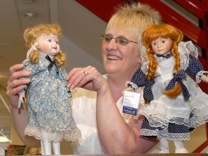Doll lovers had a choice of potential buys at the Sue Ryder shop in King Street 17 years ago.