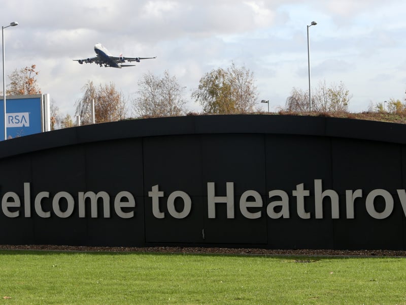 Lesley Cooke said Heathrow Airport.