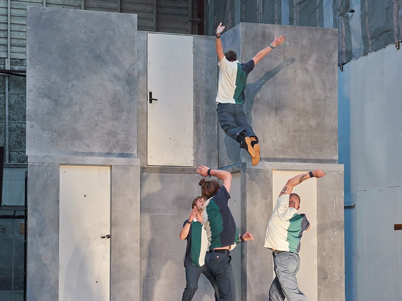 Billed as a blend of circus and dance, EXIT sees four performers Four circus artists move through a shifting world of revolving walls and floating doors, creating "a dynamic interplay of trust, risk and transformation...they propel, catch, climb and balance as they search for their own path". It certainly sounds like a unique show and you can check it out at ZOO Southside from August 18-30.