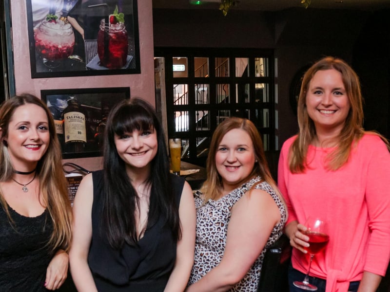 Six smiling friends who were enjoying time well spent together in South Shields 10 years ago.