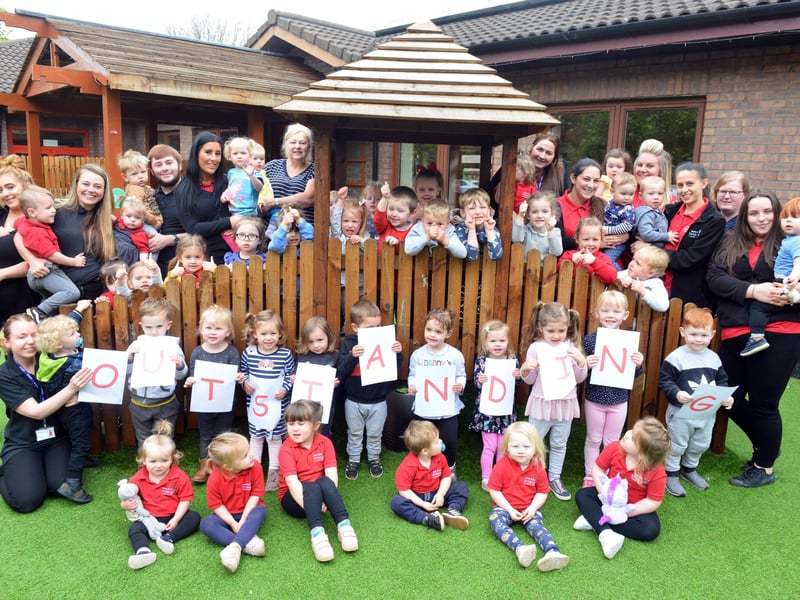 The children and staff at Bede Burn Kindergarten had every reason to celebrate in 2019 when it received an outstanding Ofsted.