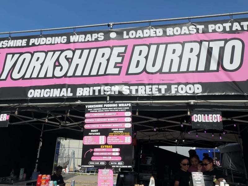 Tramlines Yorkshire Burrito