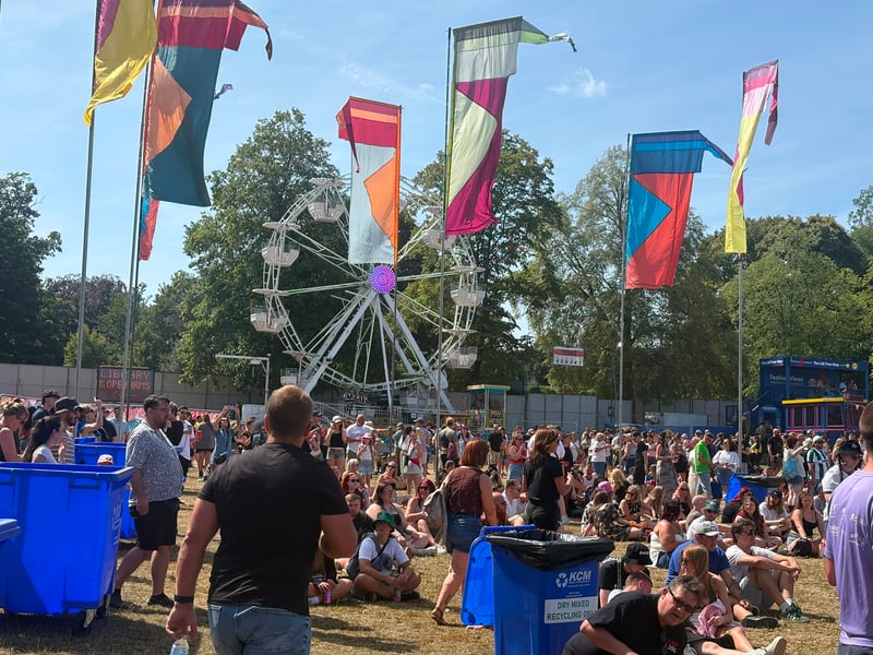 The scene is set at Tramlines