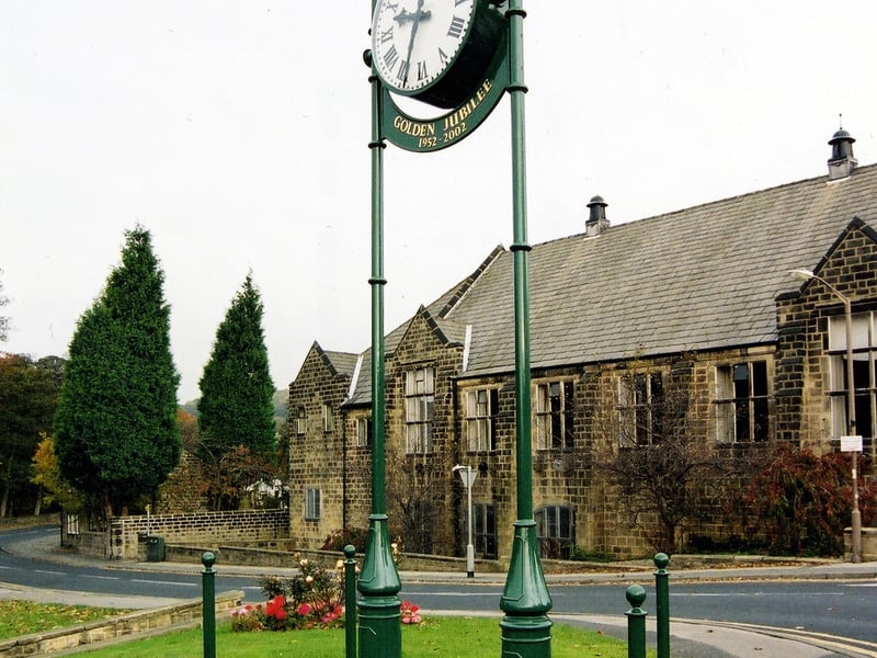 The clock commemorating the Golden Jubilee of Queen Elizabeth II pictured in October 2003.