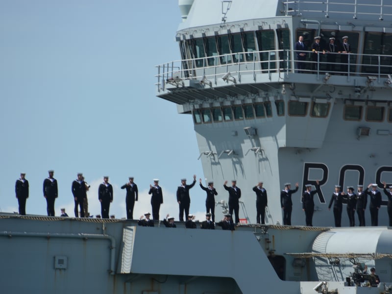The Royal Navy flagship recently set off to conduct the second phase of Operation Firecrest, taking charge of the UK Carrier Strike Group.