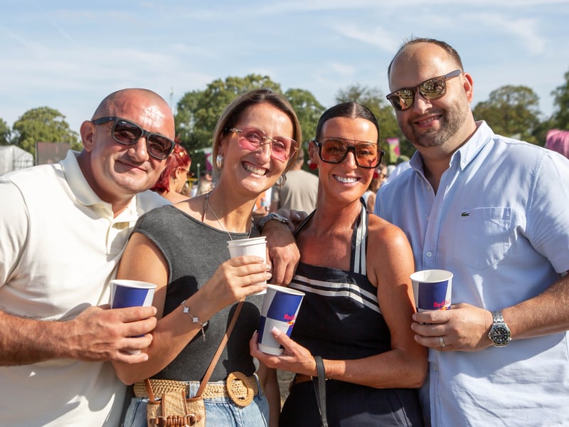 Festival goers at Tramlines, in Hillsborough Park, Sheffield. Photo: Errol Edwards