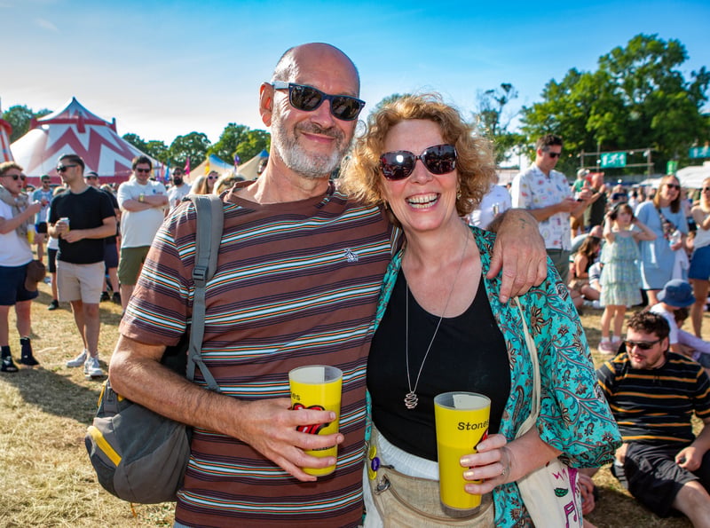 Festival goers at Tramlines, in Hillsborough Park, Sheffield. Photo: Errol Edwards