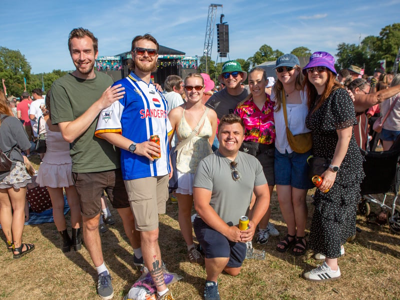 Festival goers at Tramlines, in Hillsborough Park, Sheffield. Photo: Errol Edwards