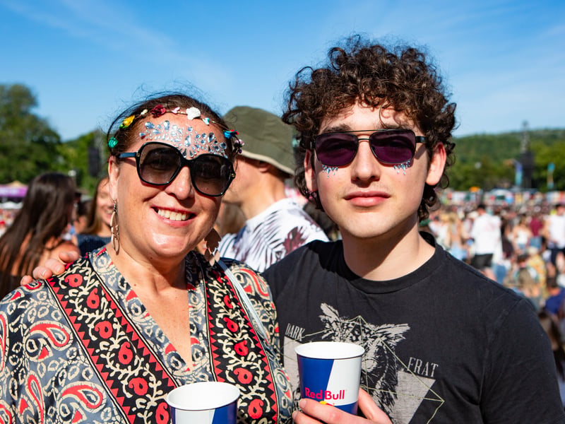 Festival goers at Tramlines, in Hillsborough Park, Sheffield. Photo: Errol Edwards