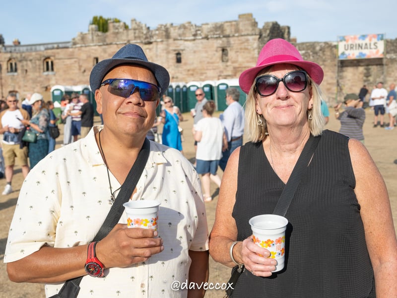 Music lovers soak up the atmosphere at Ludlow Castle. Pictures: Dave Cox